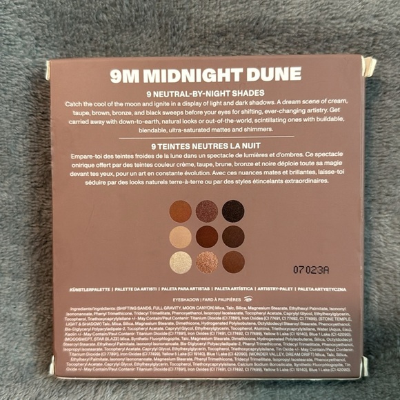 🤎MORPHE🤎9M Midnight Dune Artistic Eyeshadow Palette/NIB - Picture 3 of 5
